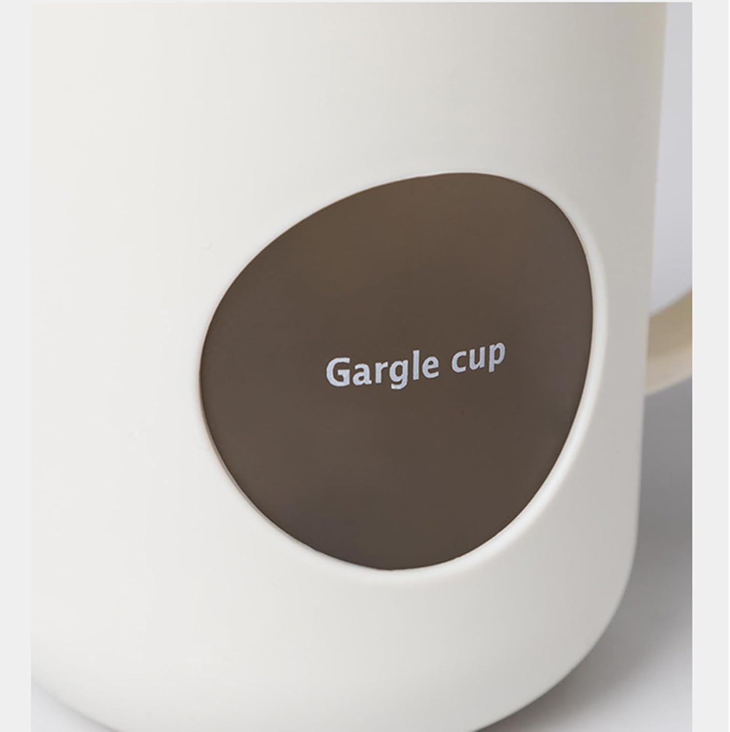 HERCHR Reusable bath tumbler with handle cute toothbrush holder for home