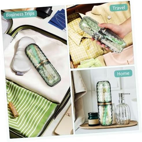 Travel Toothbrush and Mouthwash Holder Portable Case