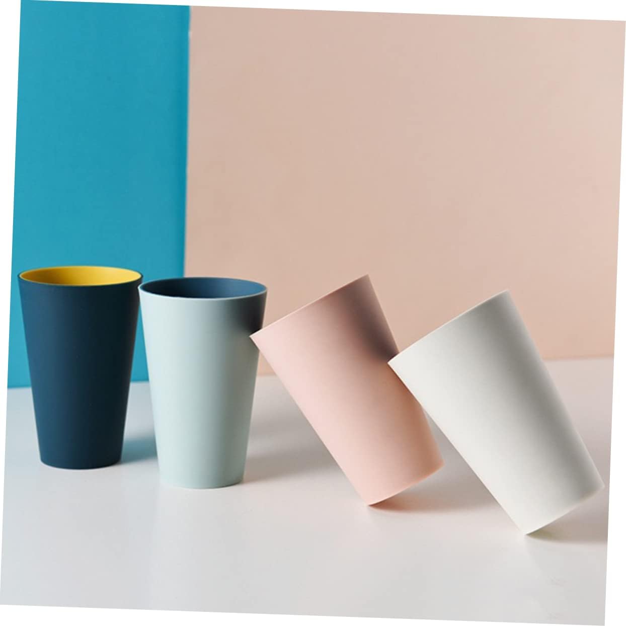 Portable Toothbrush Holder with White Design for Family