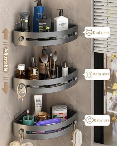 Space-Saving 3-Pack Showers Caddy