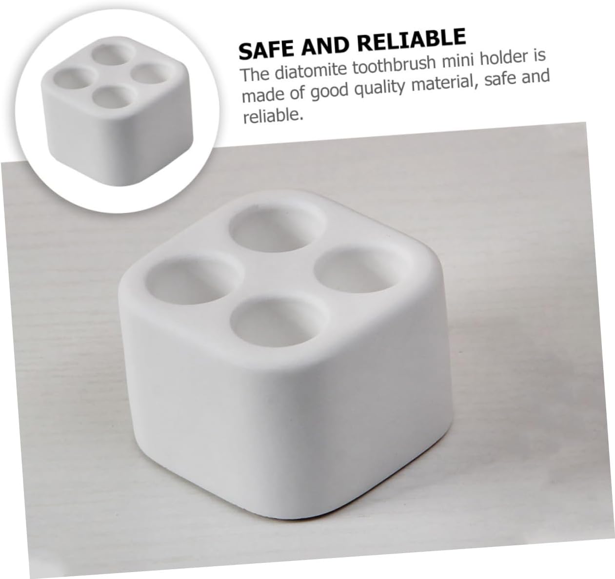 LIFKOME Diatomite Mini Toothbrush Holder