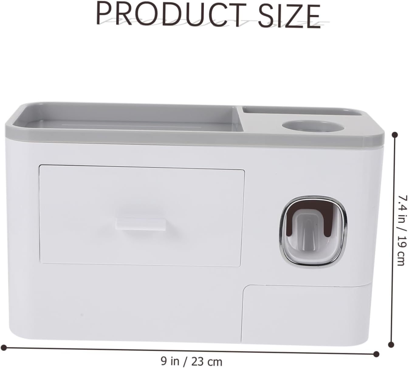 DECHOUS Space Saving Wall-Mounted Toothbrush Holder