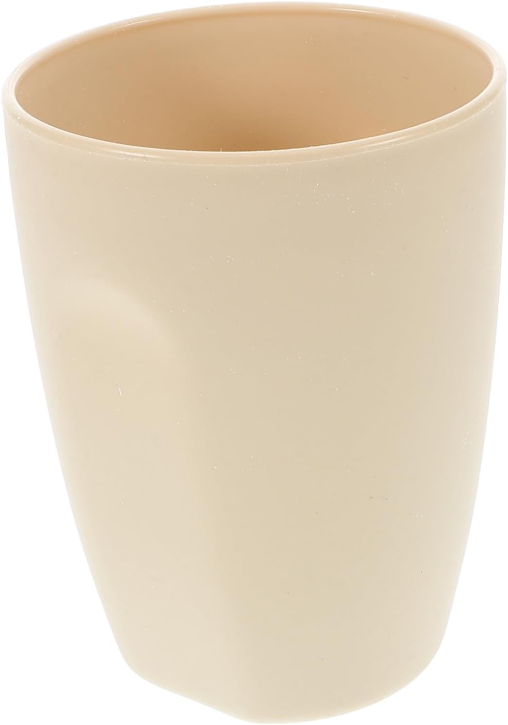 Beaupretty Simple Beige Toothbrush Cup Portable Rinsing Mug