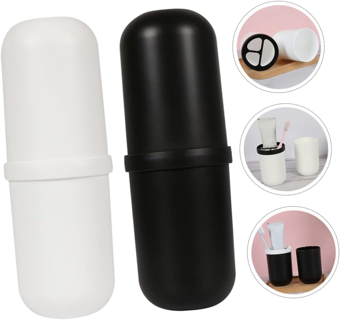 PartyKindom Portable Toothbrush Holder