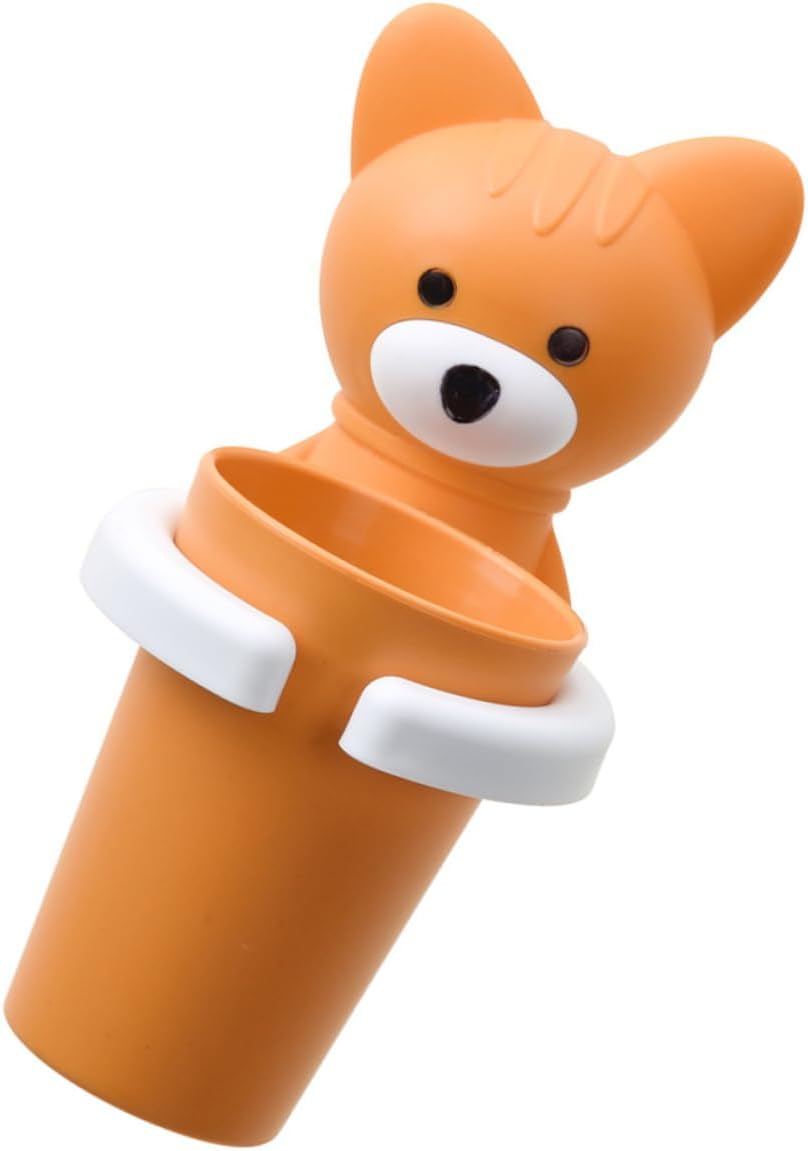 Happyyami Cartoon Wall-Mounted Toothbrush Organizer