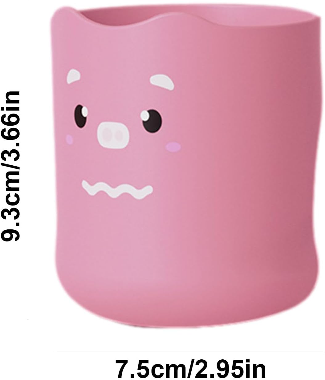 Safe Fun KSIEE Kids Toothbrush Cup Cartoon Toothpaste Holder for Children