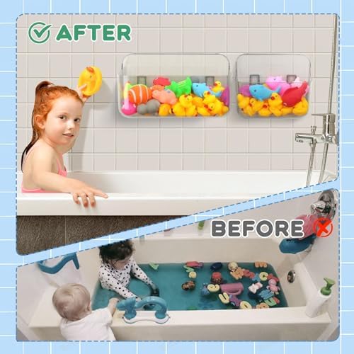 Bath Toy Storage Holder for Bathtub