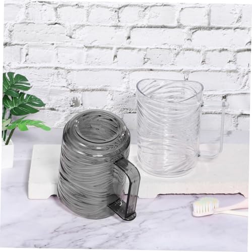 Ergonomic Handle Toothbrush Holder Cups