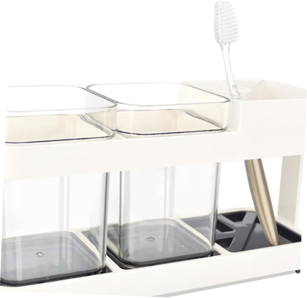 BRIGHTFUFU - Toothbrush Gargle Cup Holder Storage System