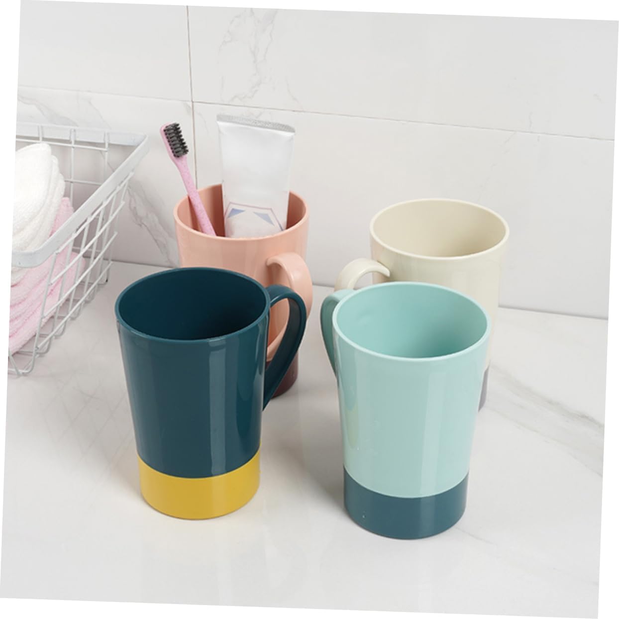 GALPADA Reusable Toothbrush Cup Smooth Design Perfect for Travel