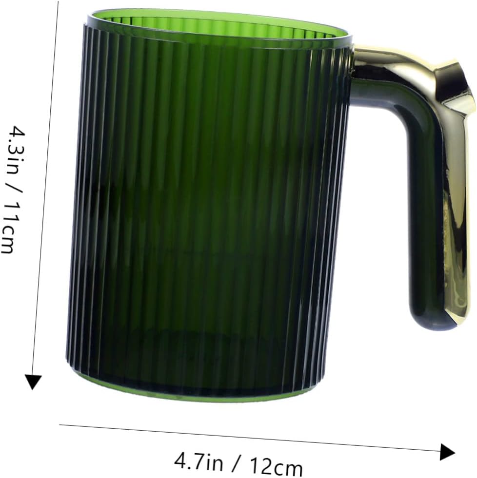 Collapsible Gold-Plated Handle Oral Care Toothbrush Cup