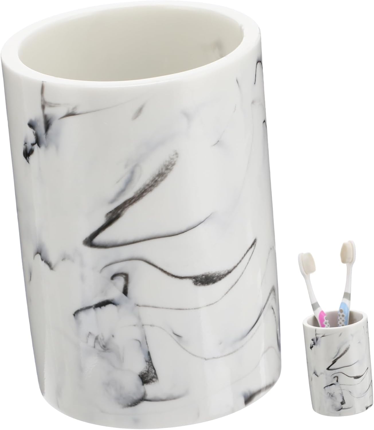 Space-Saving Creative Marbling Gargle Cup for Home Hotel Use