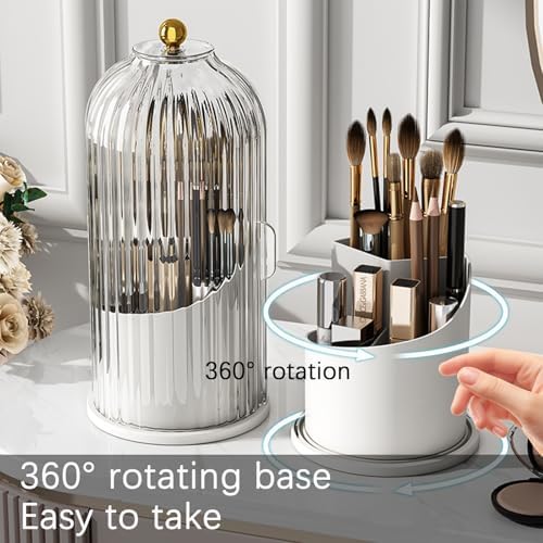 Secure StorageWekityRotating Waterproof 360 Organizing Toothbrush Holder