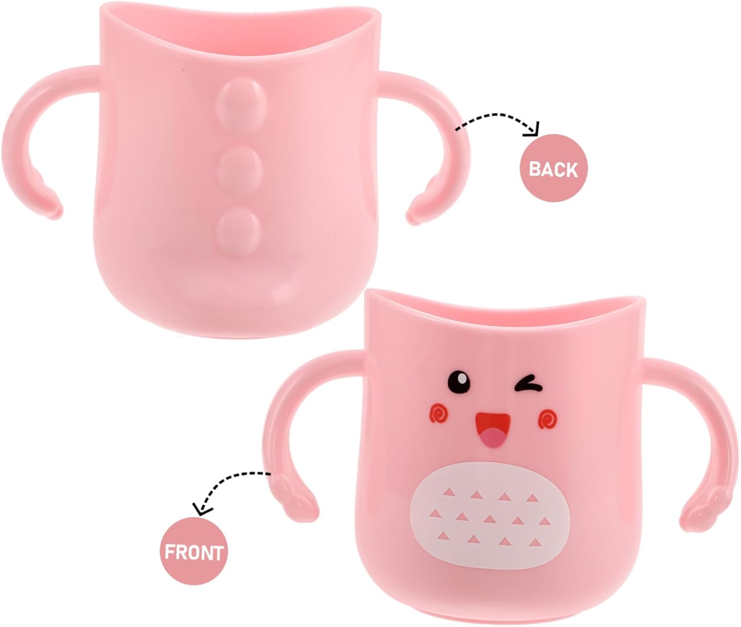 Abaodam Toothbrush Cup Cute Cartoon Design - Perfect for Boys Girls