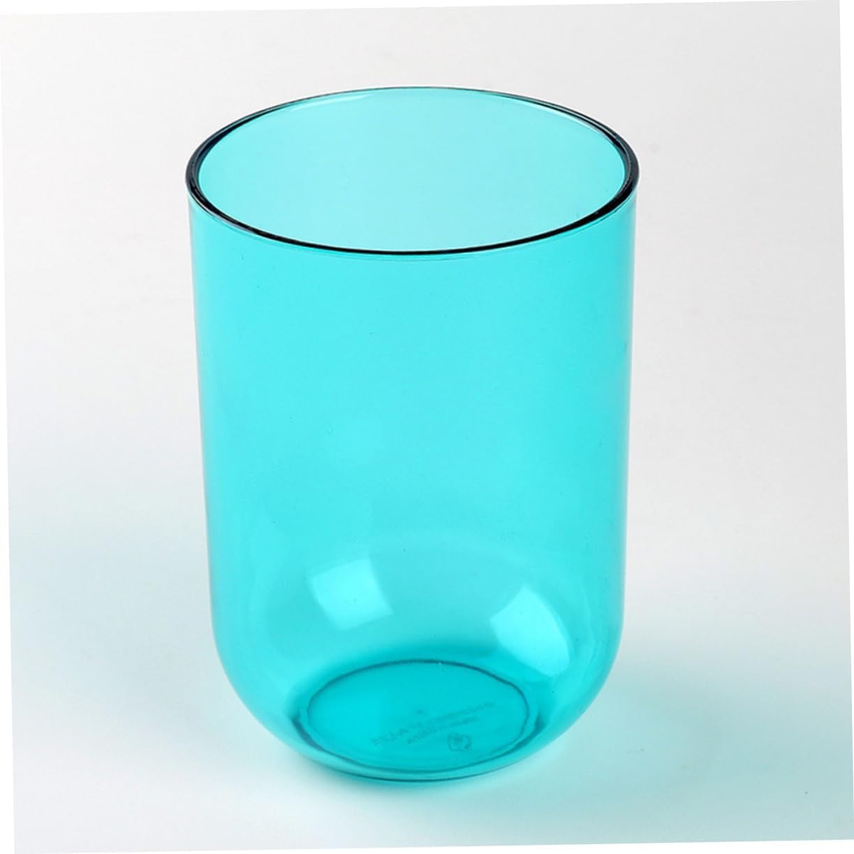 COOLHIYA 2-Piece Transparent Toothbrush Cups Multi-Functional Gargle Mugs for Adults