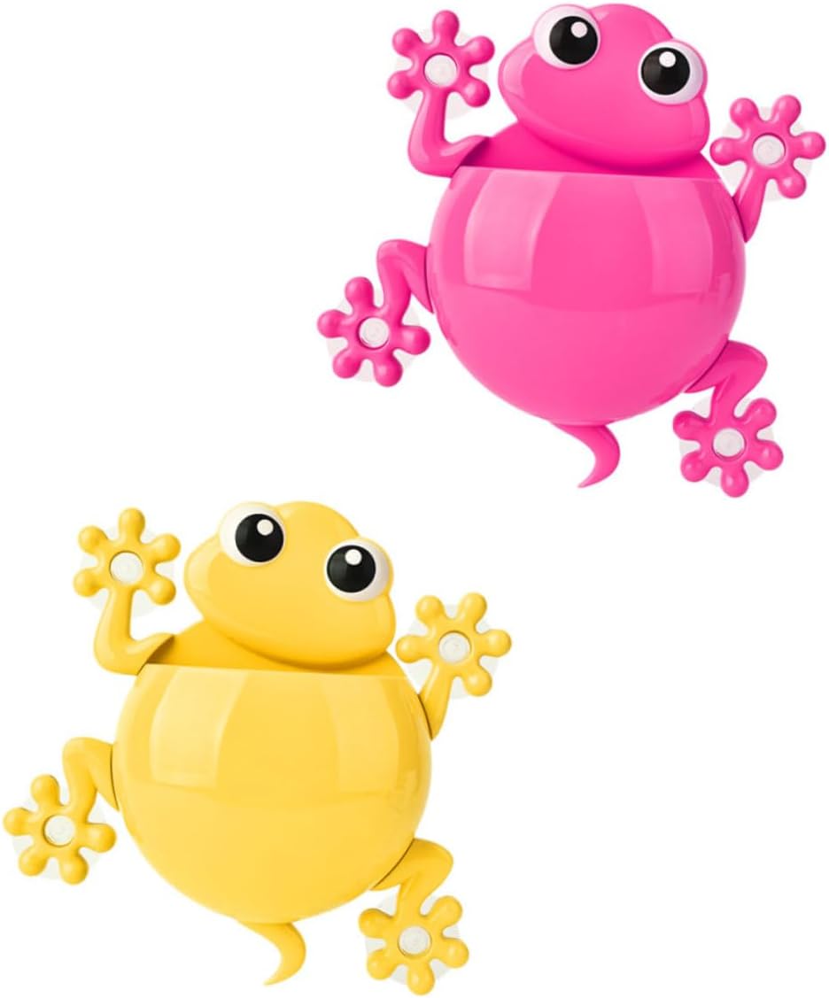 BEBEMOKO Animal Toothbrush Holder Suction Cup Design for Kids in the Bathroom