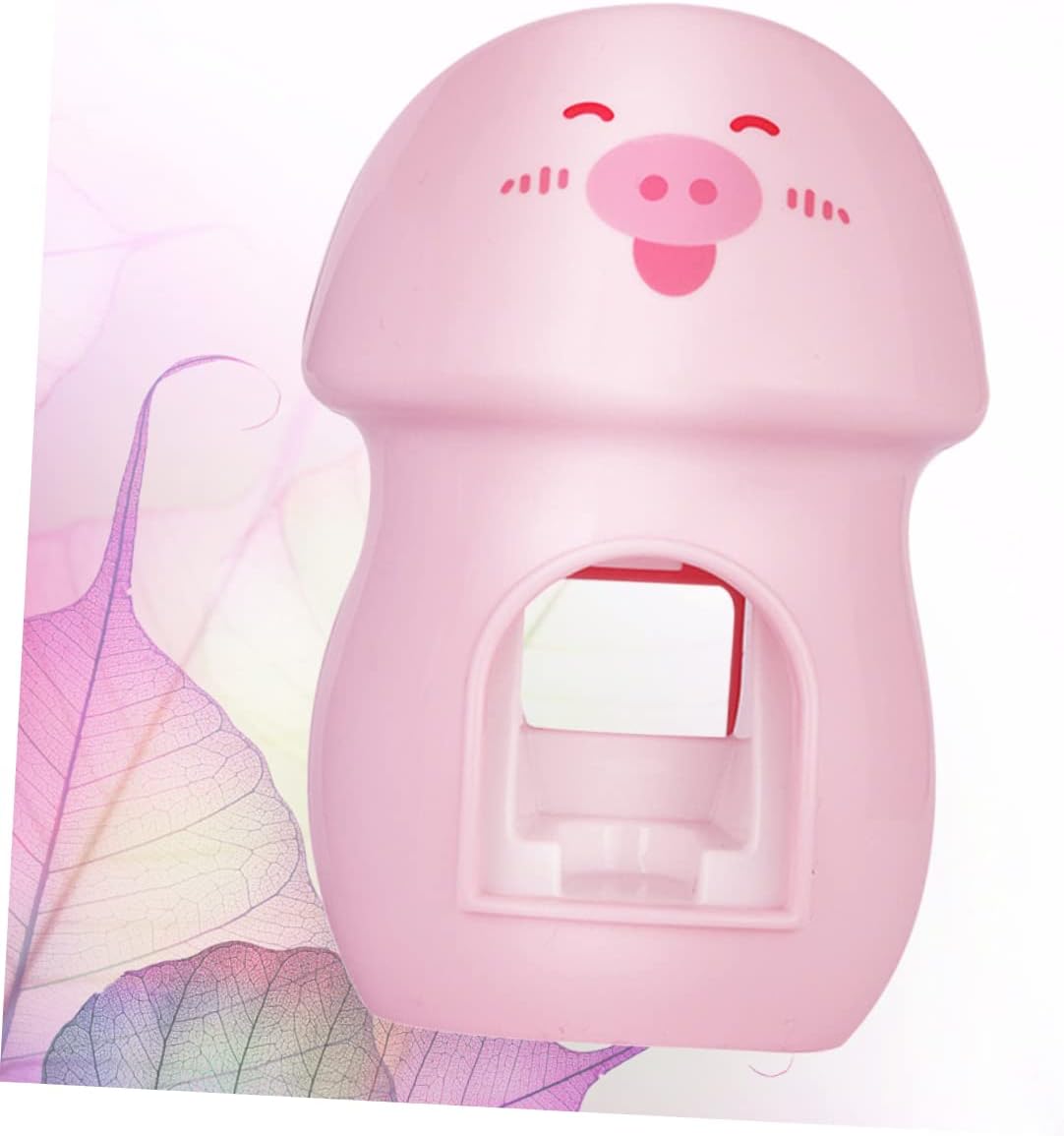 Adorable Pink Toothbrush Holder Wall-Mounted Automatic Toothpaste Squeezer
