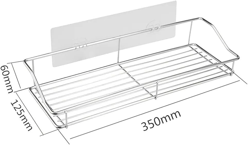 Sturdy Stainless Steel Shower Caddy nudity flat surface for bathroom