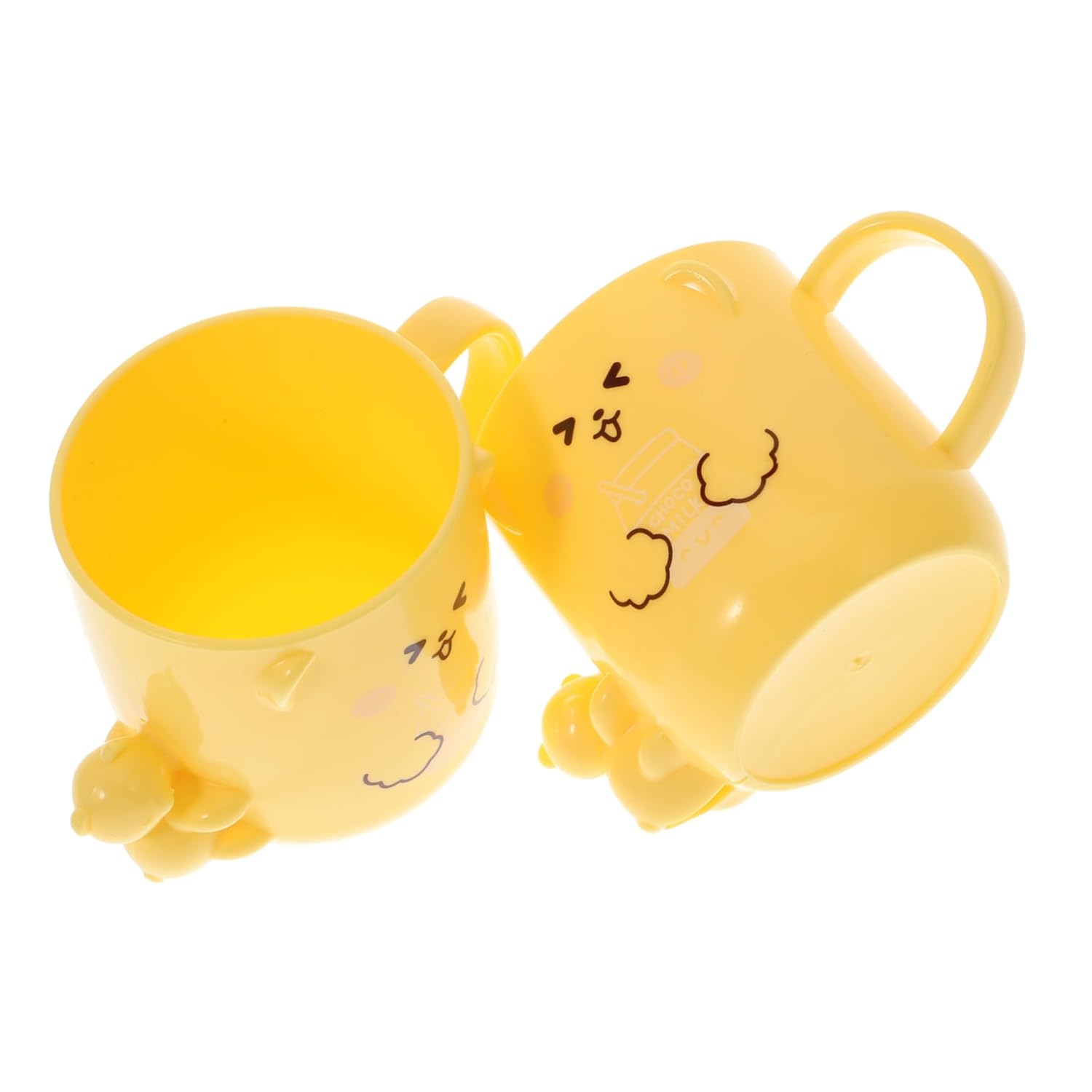 Adorable Bear Toothbrush Cup for Mouthwash 2-Piece Set
