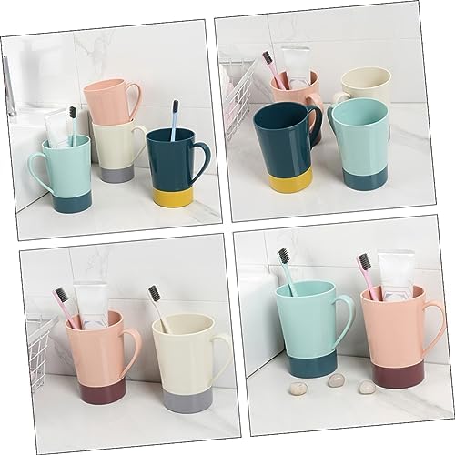 Anneome 4-Piece Bathroom Tumbler Cup Set