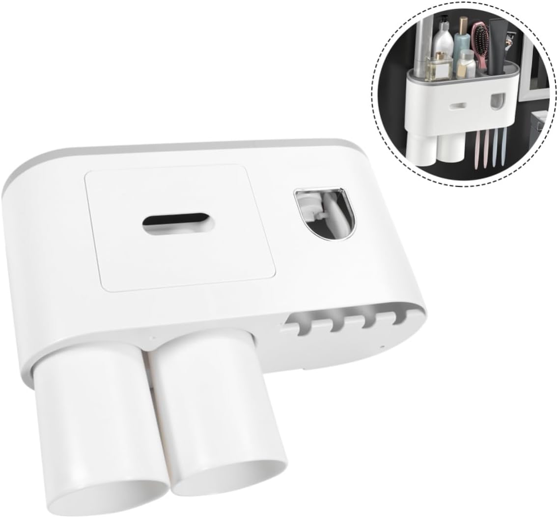 Healifty Auto Toothpaste Squeezer Toothbrush Holder Compact Easy to Use