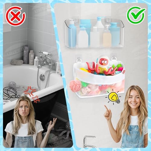 Double-Action Bath Organizer Set