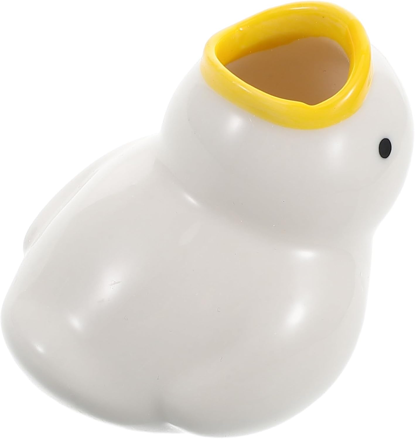 Beaupretty Cute Cartoon Duck Toothbrush Organizer - Space Saving Ceramic Bath Organizer