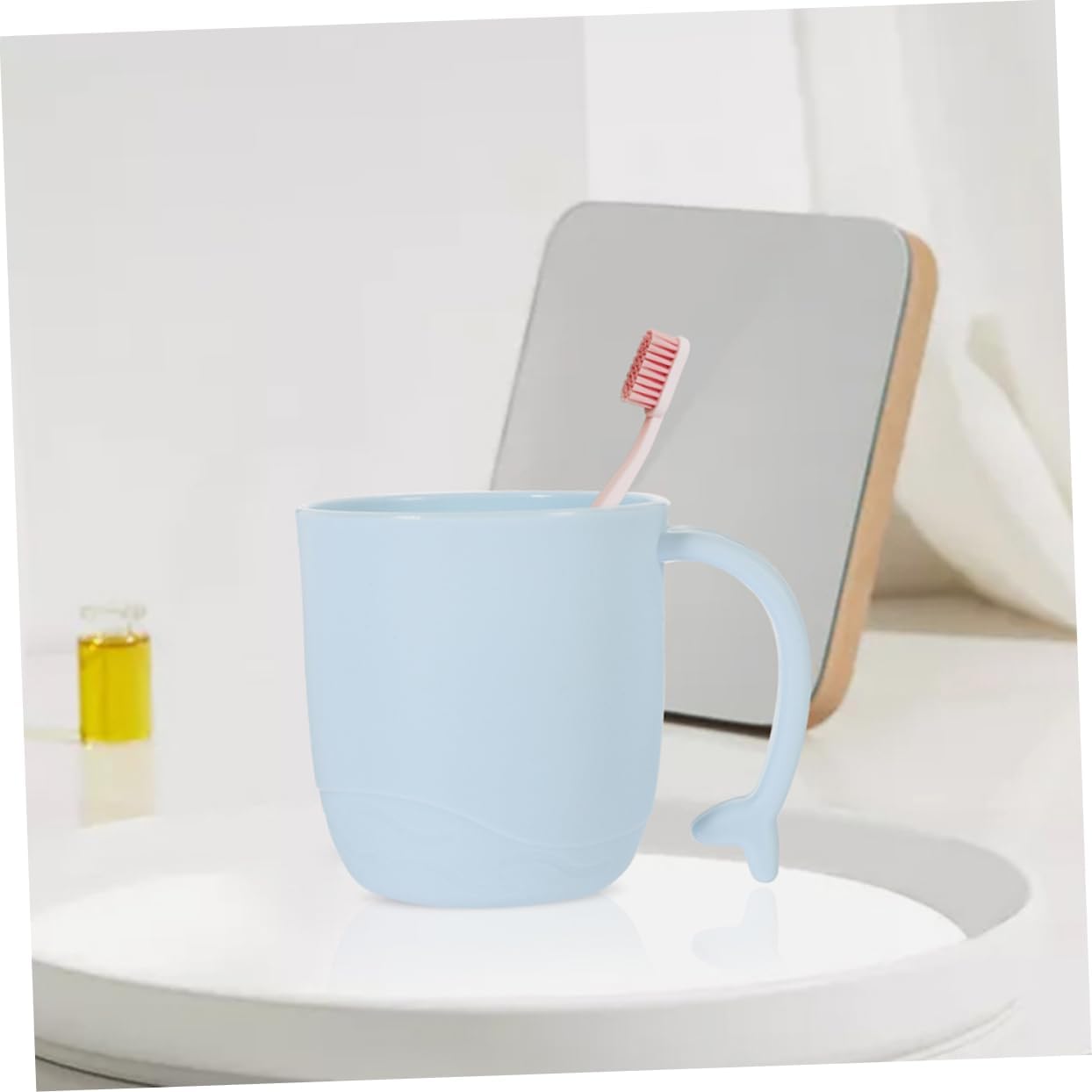 Perfect for kids - 2pack Bamboo Toothbrush Cups - Safe Style and Durable