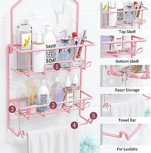 TreeLen Pink Shower Caddy Perfect for Your Girlfriend