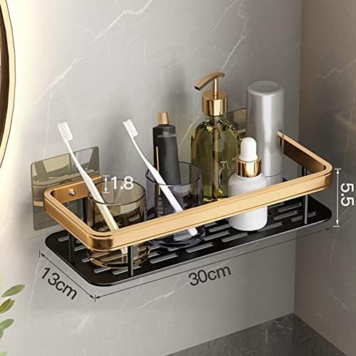 Sturdy Golden Standing Shower Caddy