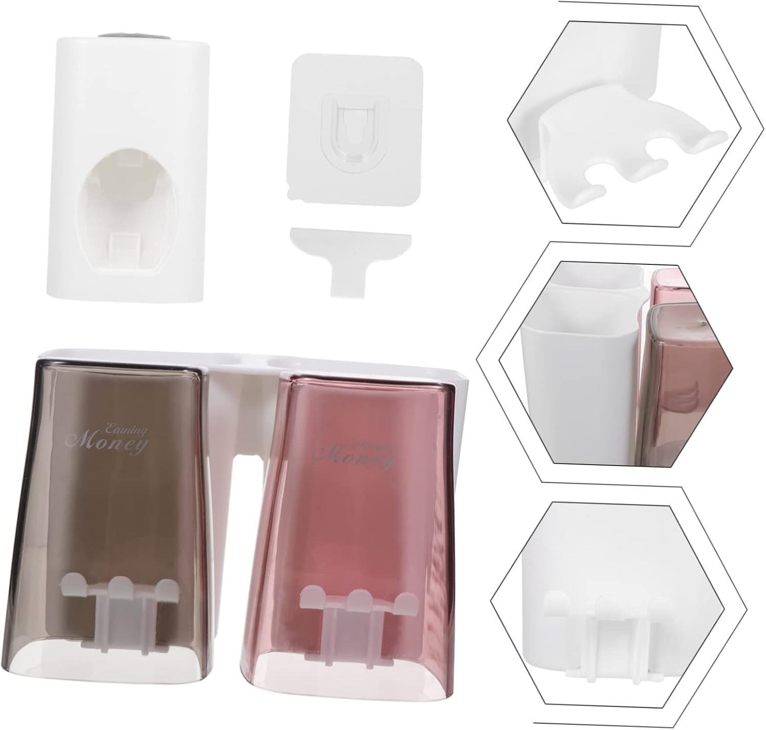 Durable Toothbrush Toothpaste Holder