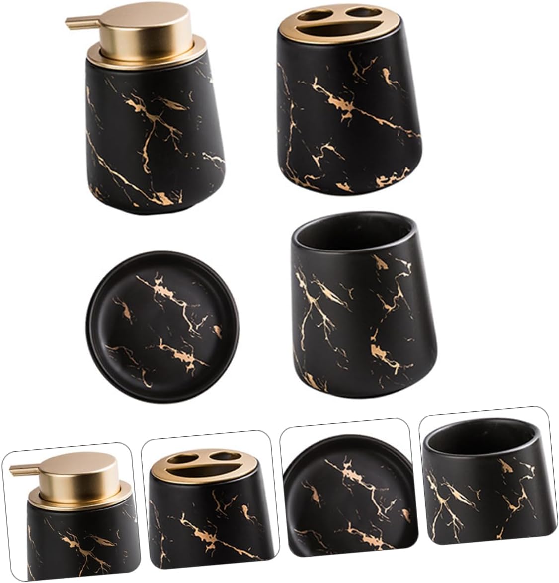 Elegant Toothbrush Holder with Multi-Use Pieces