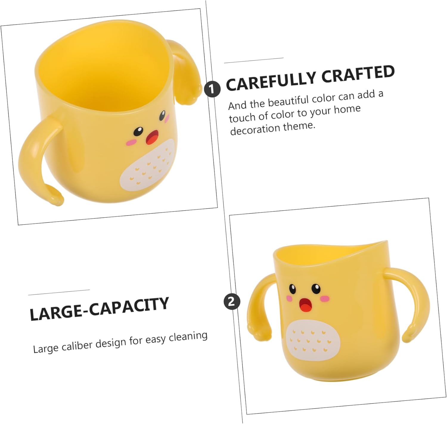 adorable cartoon toothbrush cup for kids