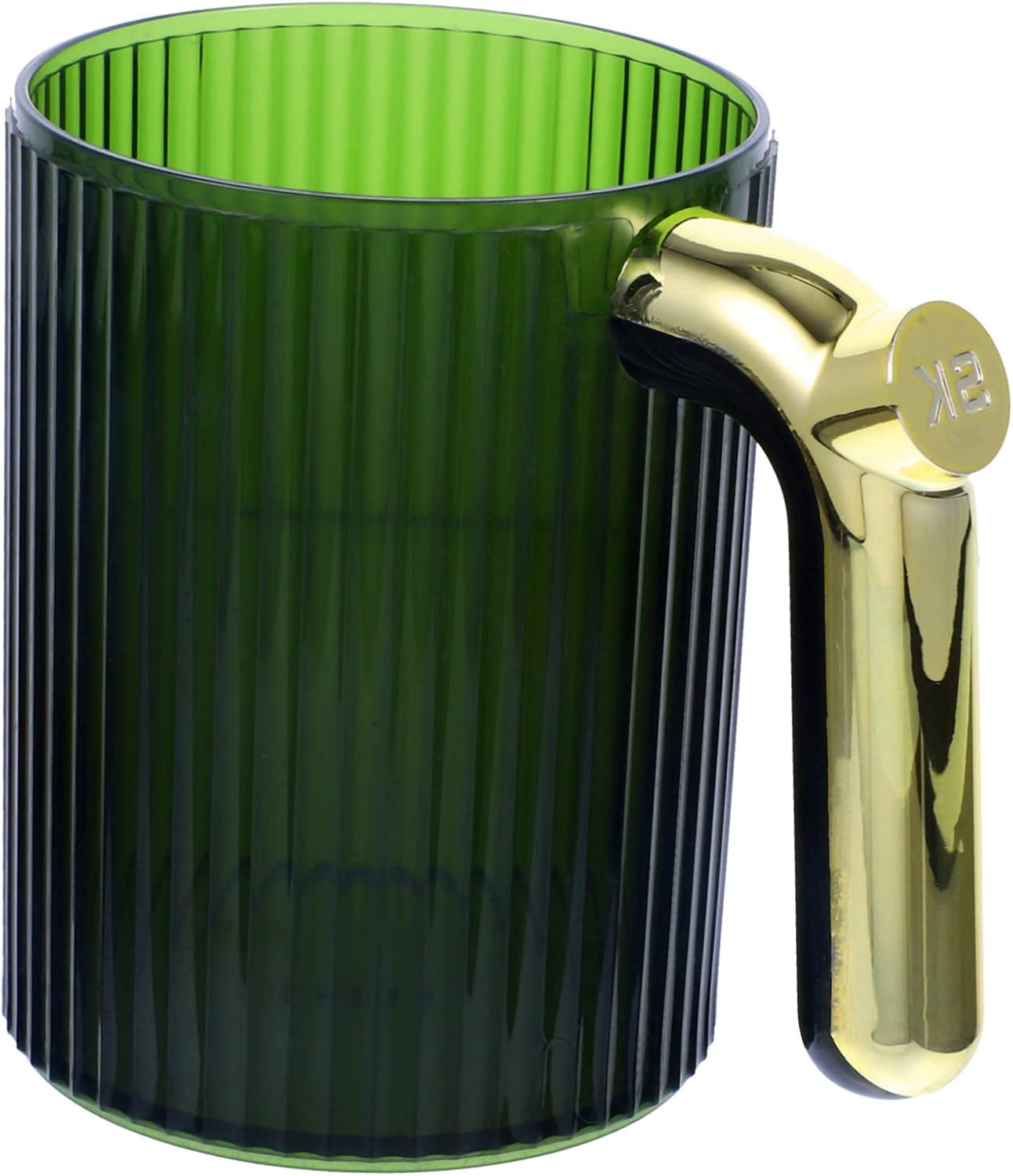 PRETTYZOOM Travel-Sized Gold-Plated Toothbrush Holder