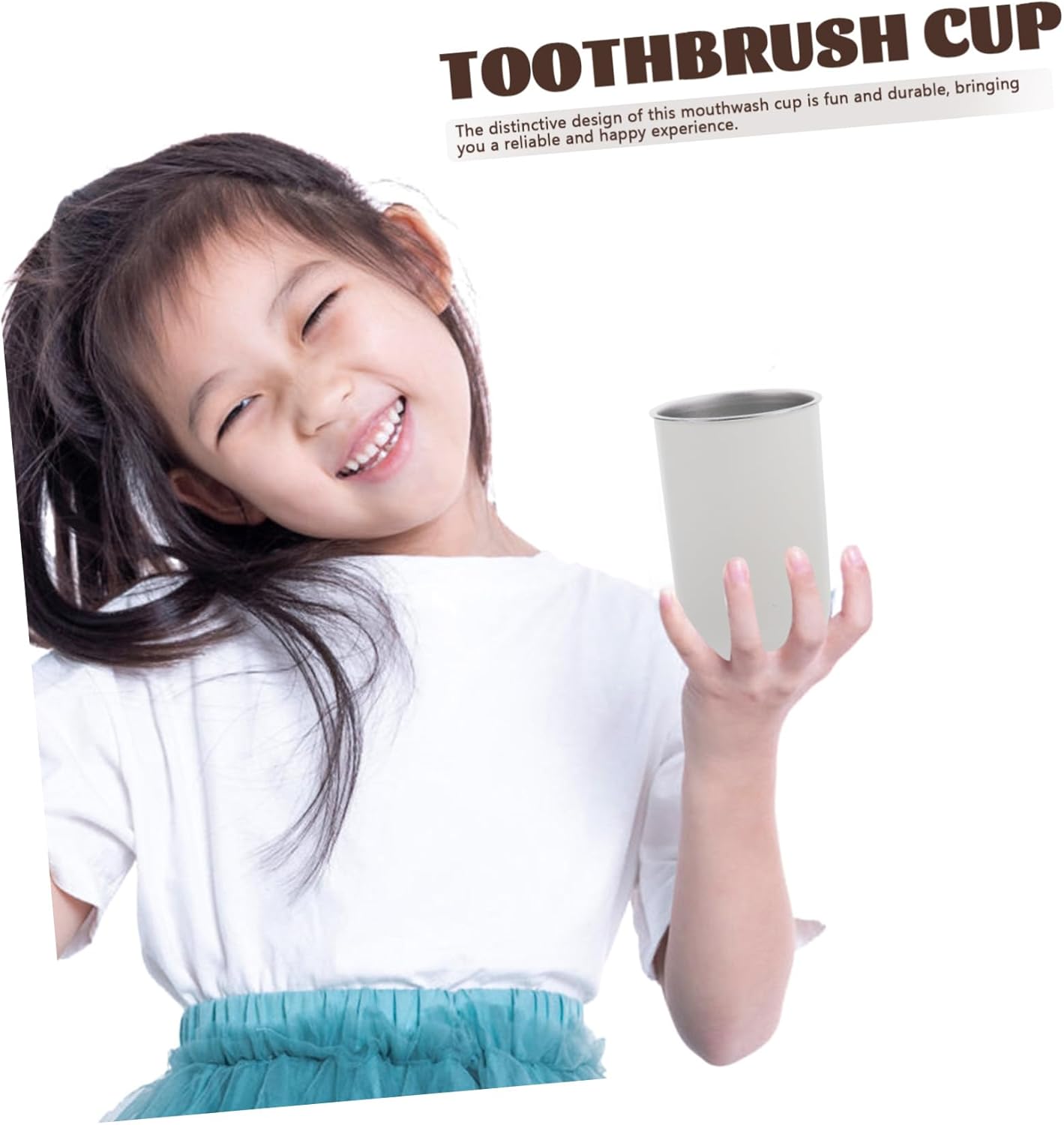 Stainless Steel Toothbrush Holder Cup