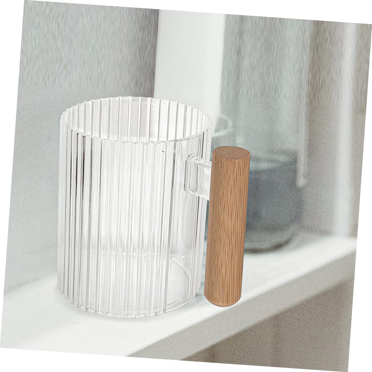 4-Piece Transparent Travel Tumbler Toothbrush Holder