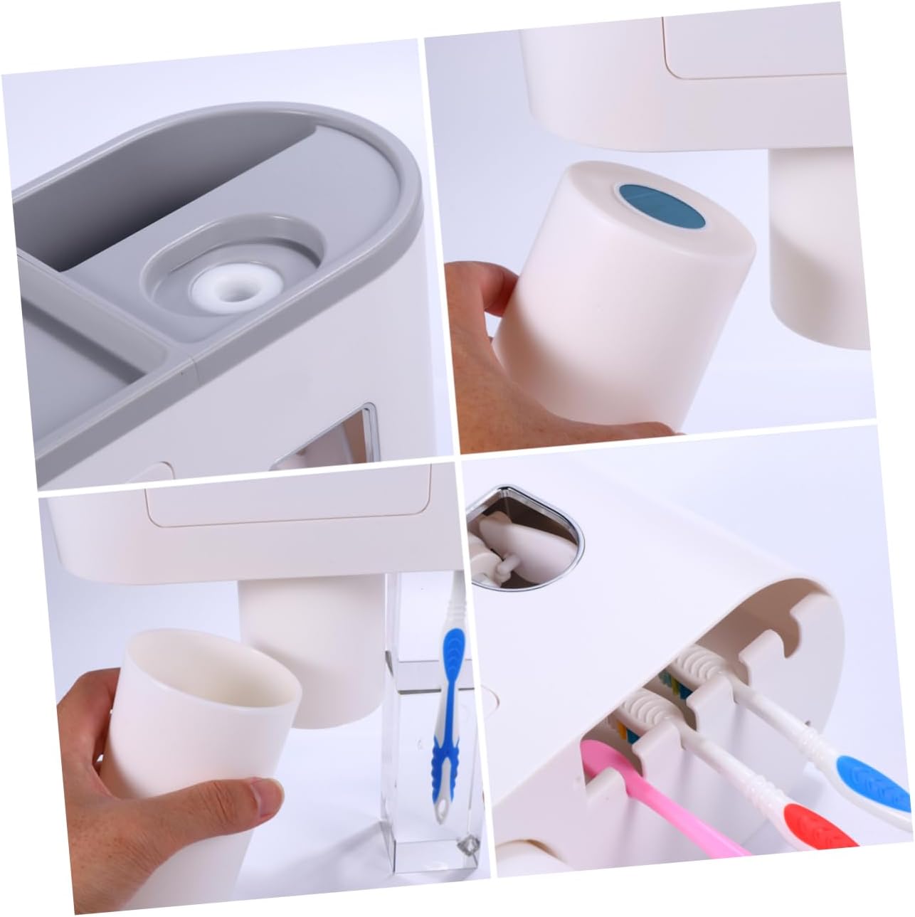 Wall-Mounted Toothpaste Dispenser for Efficient Use