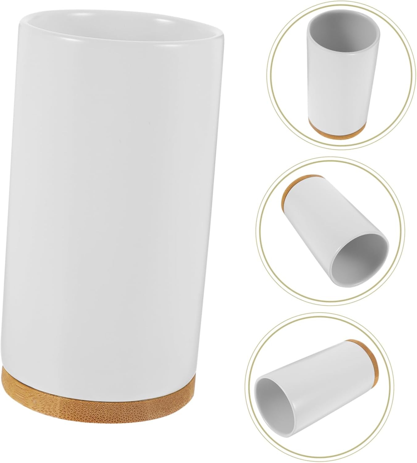 Elegant Ceramic Toothbrush Cup
