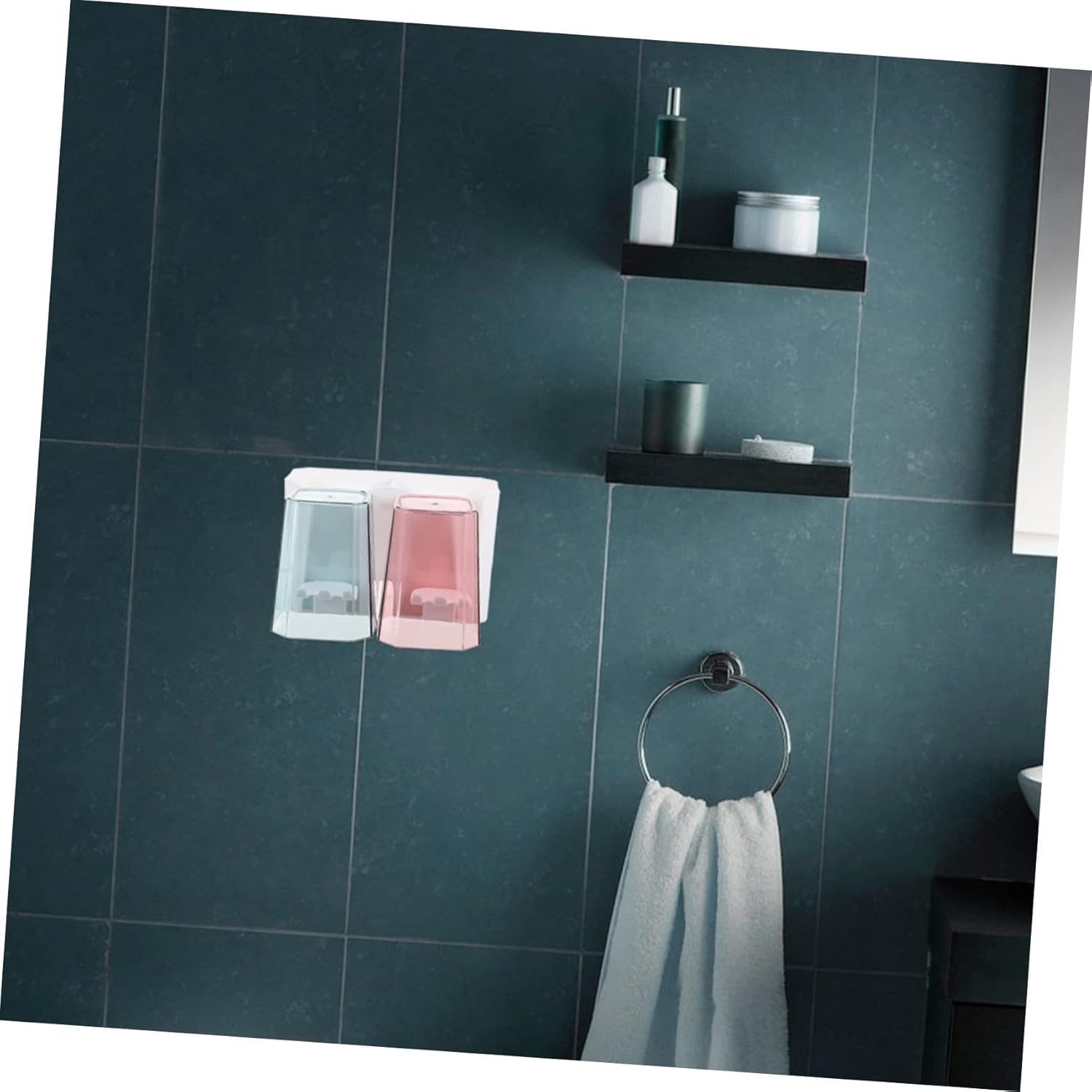 Wall-Mounted Toothbrush Holder Easy to Install