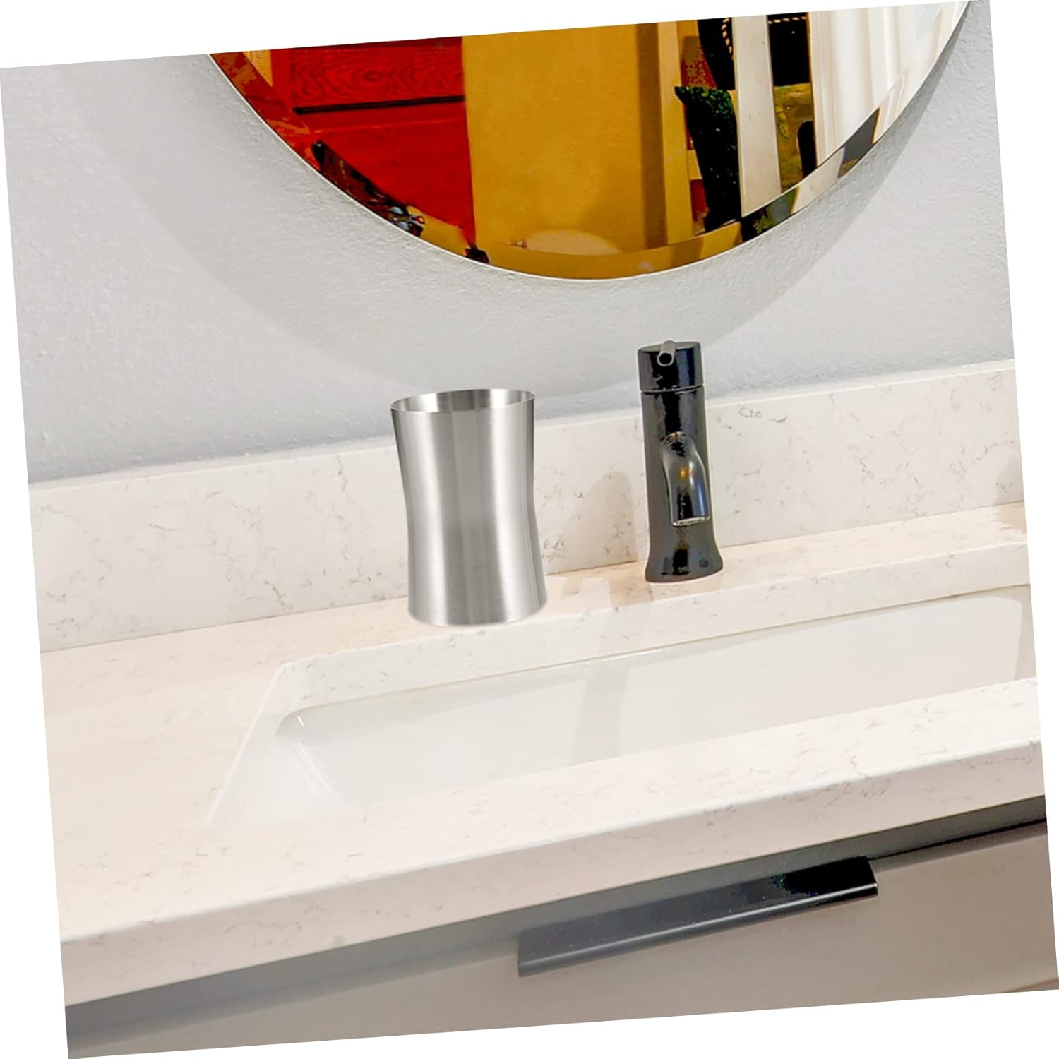 Stainless Steel Toothbrush Cup for Travelers
