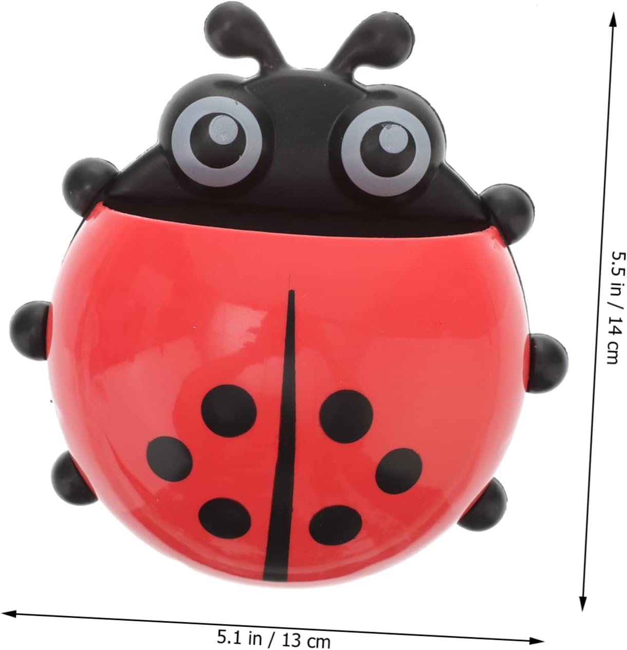 Ladybug Toothbrush Holder Wall Suction Cup