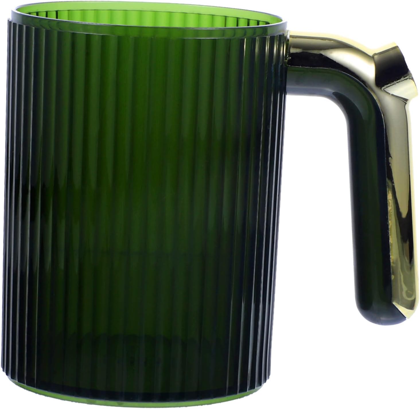 Cabilock Gold-Plated Toothbrush Holder Travel Cup