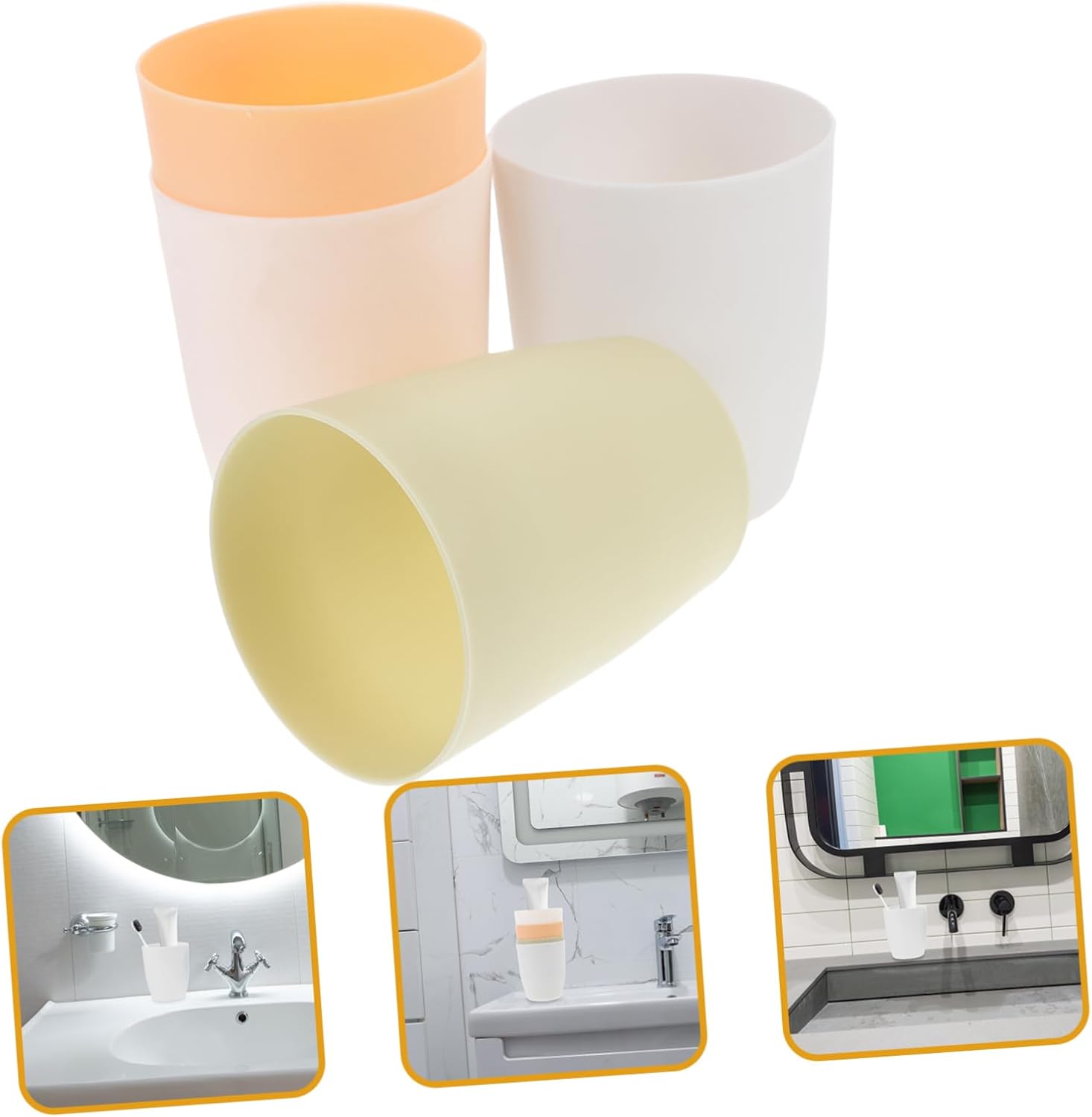 Alipis Toothbrush Cup Set