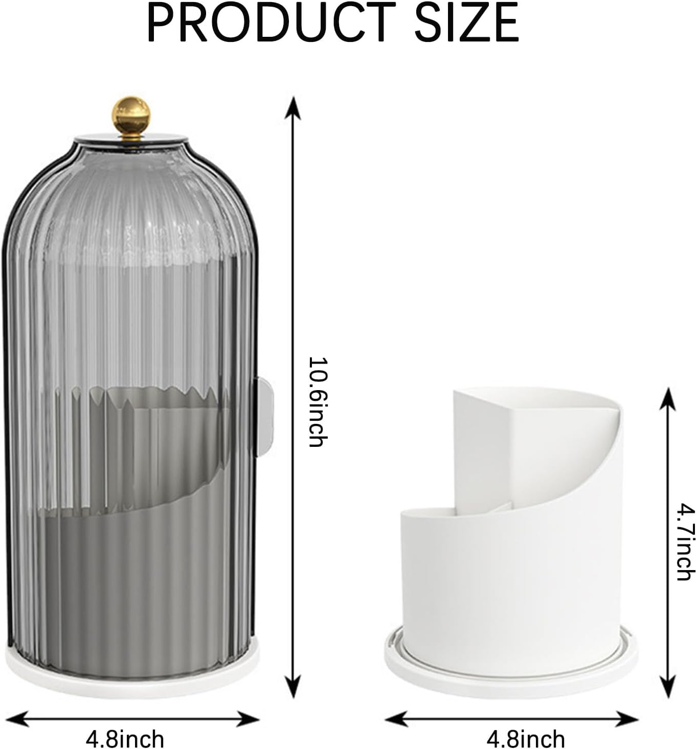 Secure StorageWekityRotating Waterproof 360 Organizing Toothbrush Holder