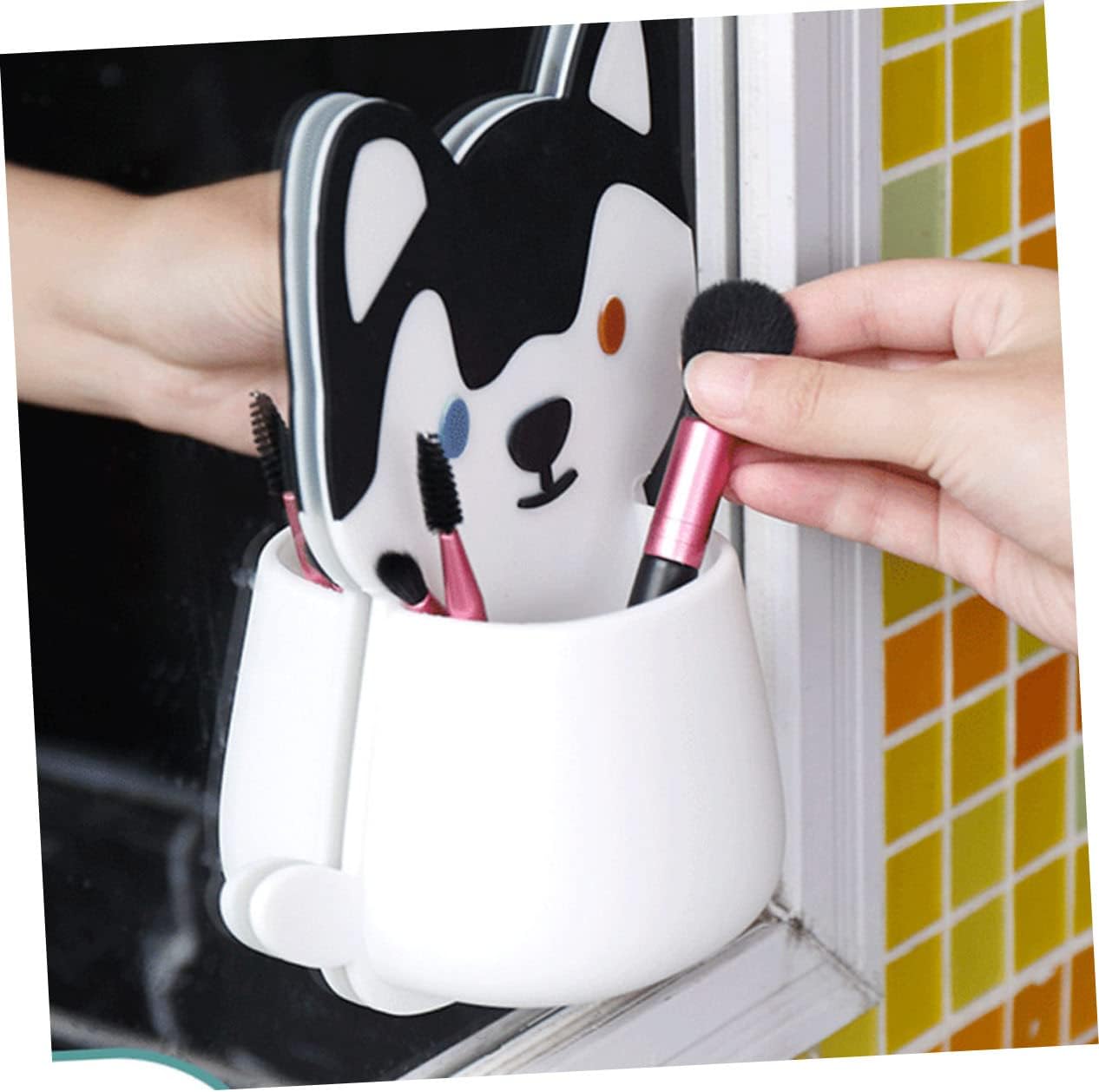 ABOOFAN Wall-Mounted Toothbrush Holder Stylish and Durable