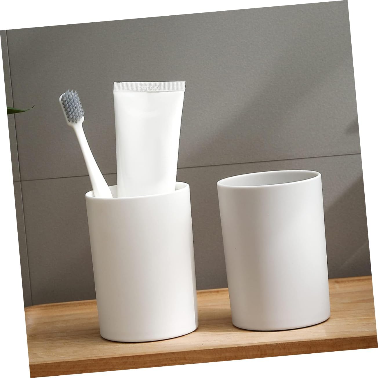 Reusable Toothbrush Holder Mugs