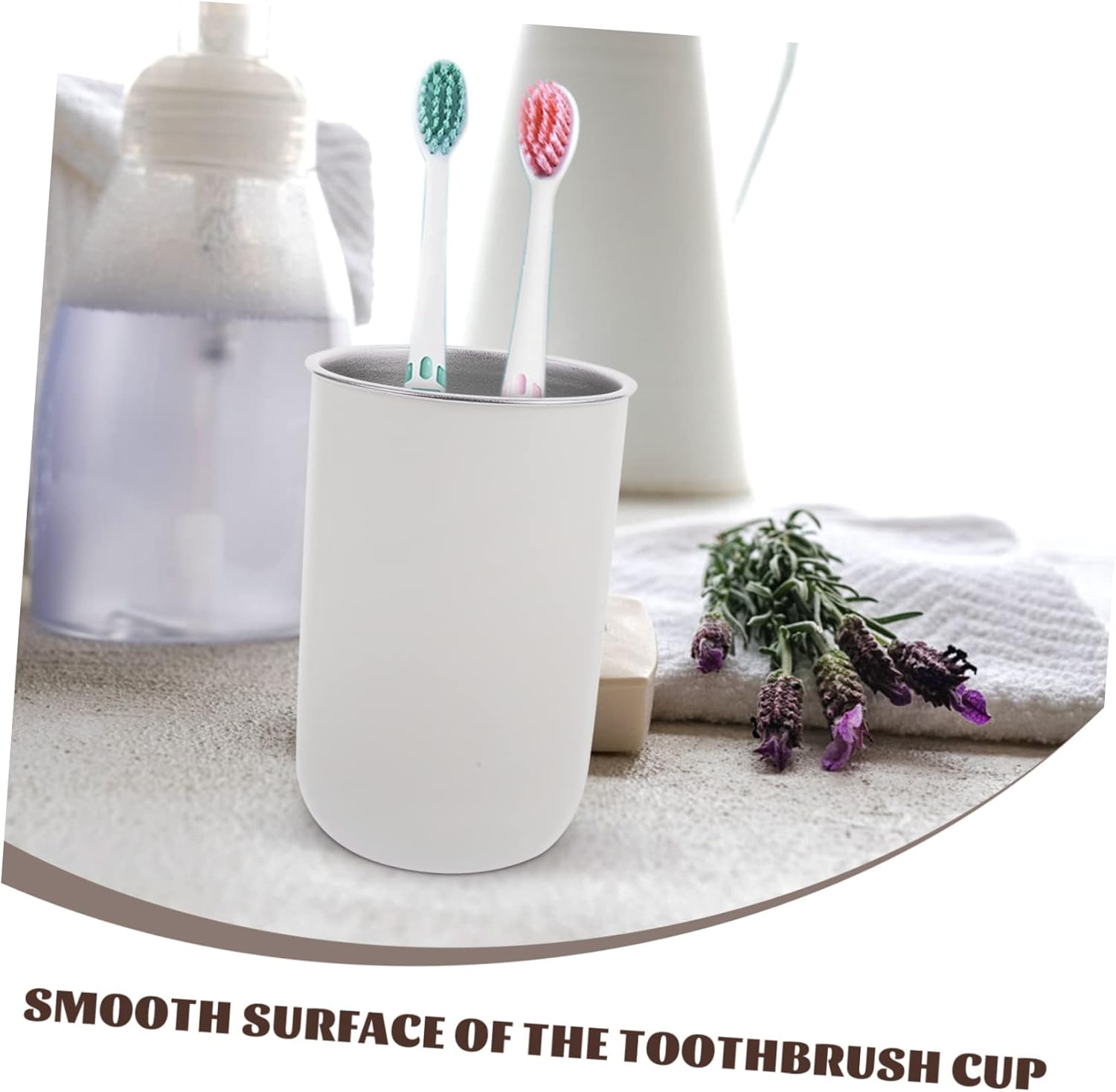 Stainless Steel Toothbrush Holder Cup