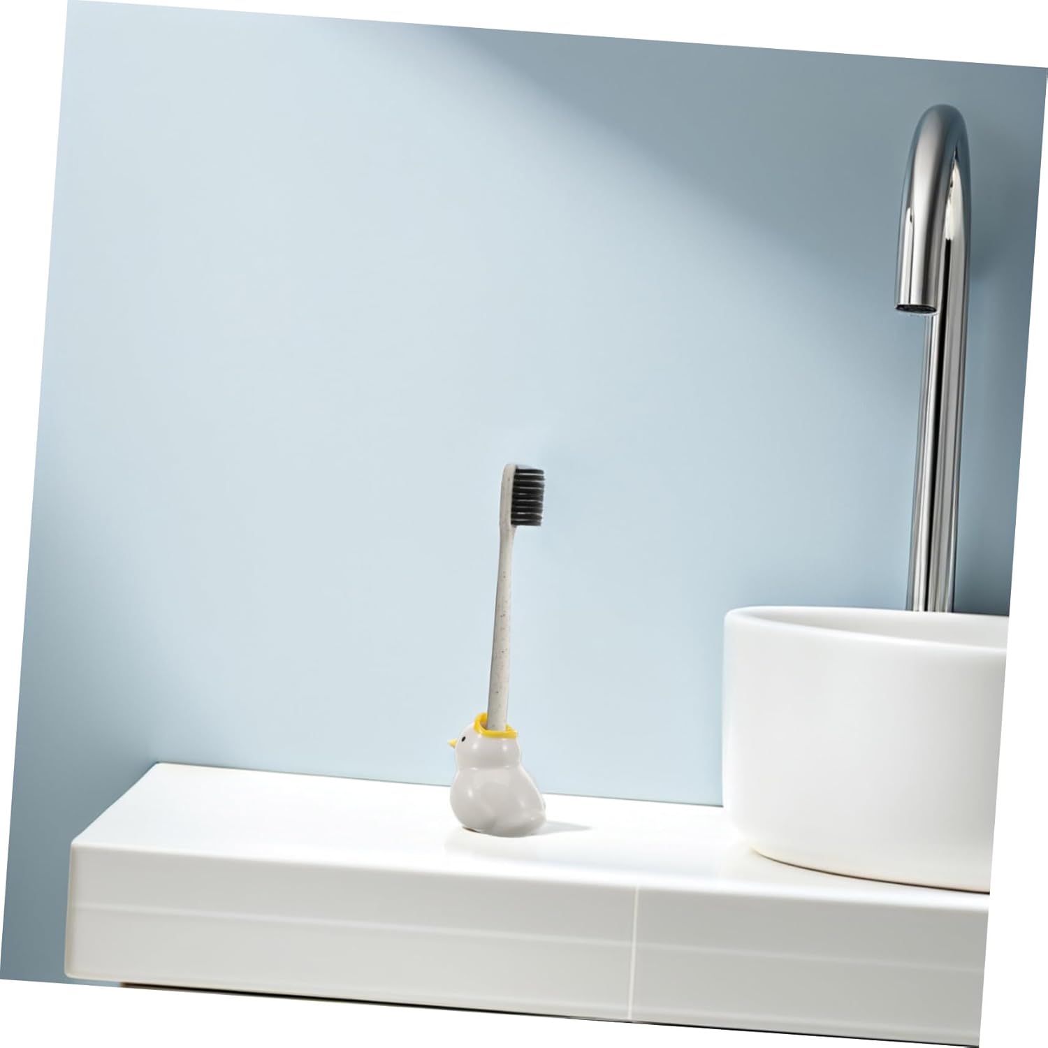SAFIGLE Cute Cartoon Ceramic Toothbrush Holder