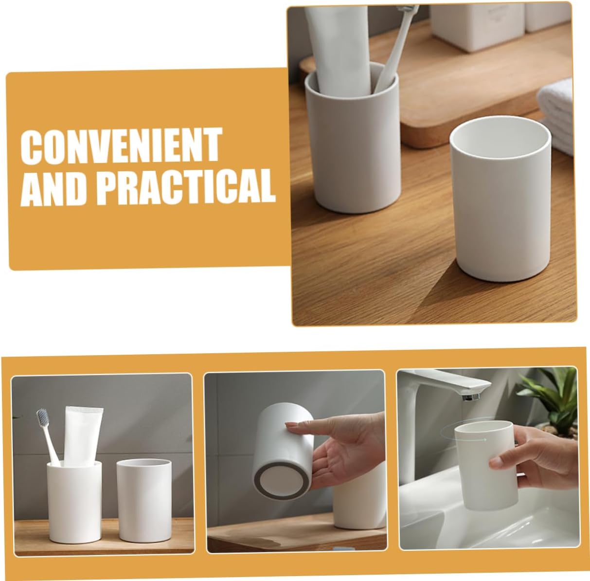 Reusable Plastic Toothbrush Holder Bathroom Design