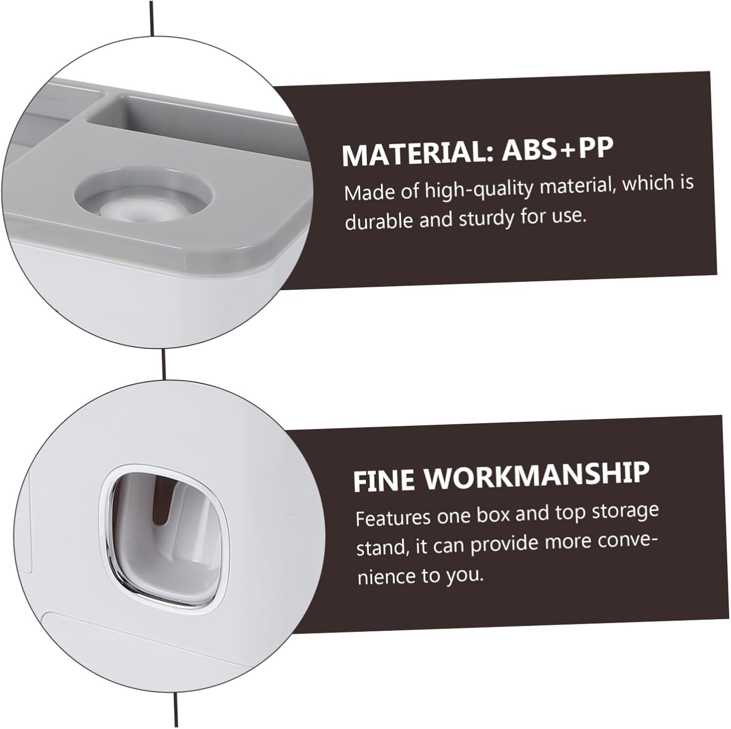 Unomor Wall Mounted Toothbrush Rack